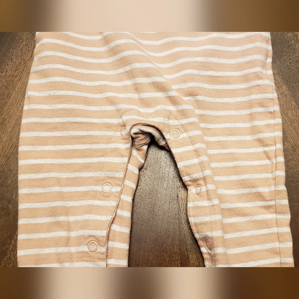 Organic Little Planet By Carter's Striped Sleeveless Baby Girl Romper Size 18m